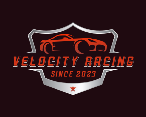  Racing Car Garage logo design