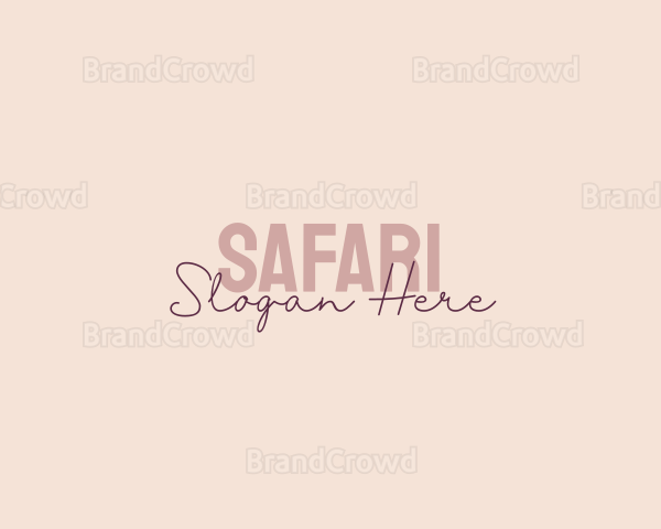 Feminine Style Brand Logo