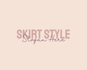 Feminine Style Brand logo design