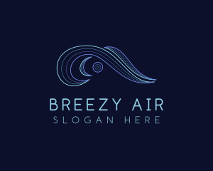 Wind Air Breeze logo design