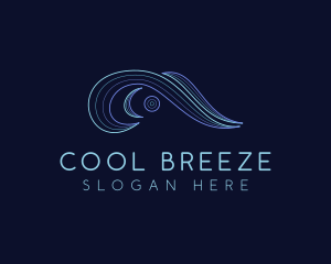 Wind Air Breeze logo design