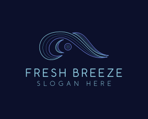 Breeze - Wind Air Breeze logo design