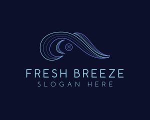 Wind Air Breeze logo design