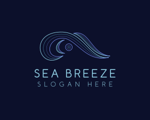 Wind Air Breeze logo design