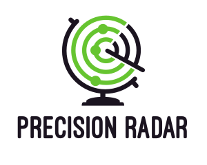 Radar - Globe Solar System logo design