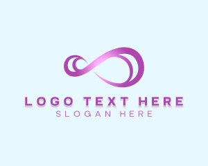 Business - Neon Infinite Loop logo design