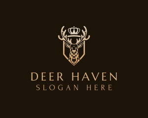 Crown Deer Advisory logo design