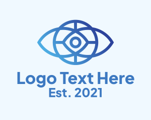Contact Lens - Tech Webcam Eye logo design