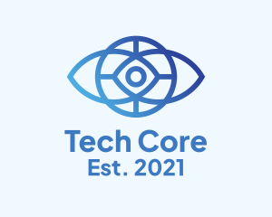 Tech Webcam Eye  logo design