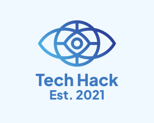 Tech Webcam Eye  logo design