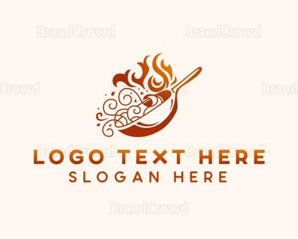 Gourmet Noodles Restaurant Logo