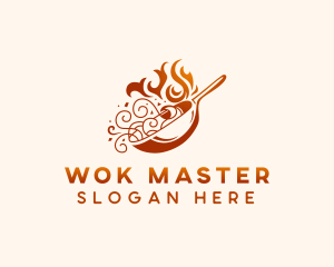 Gourmet Noodles Restaurant logo design