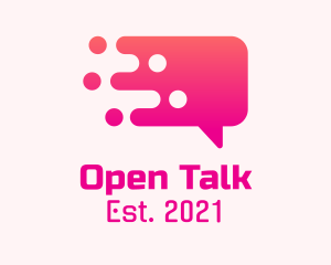 Modern Digital Chat  logo design