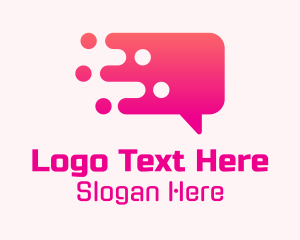 Modern Digital Chat  Logo