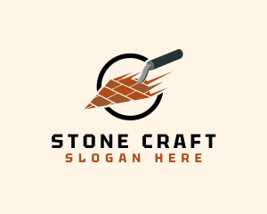 Masonry - Trowel Masonry Brick logo design