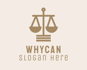 Justice Scale Legal Service  Logo