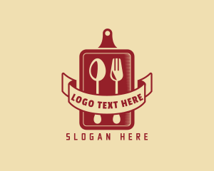 Sous Chef - Kitchen Restaurant Utensils logo design