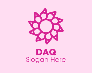 Islamic - Pink Flower Salon logo design