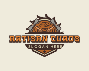 Hammer Woodwork Artisan logo design