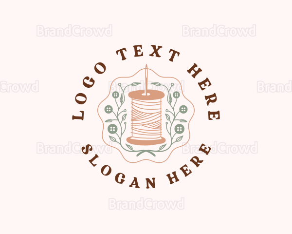 Thread Needle Tailoring Logo