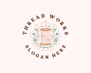 Thread Needle Tailoring logo design