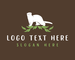 Animal - Ferret Nature Wildlife logo design