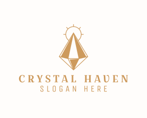 Deluxe Crystal Diamond logo design