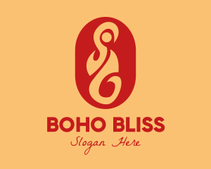 Boho - Tribal Boho Emblem logo design