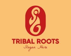 Tribal Boho Emblem logo design