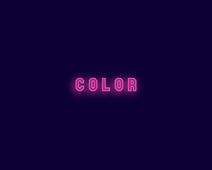 Cyberspace - Bright Neon Wordmark logo design
