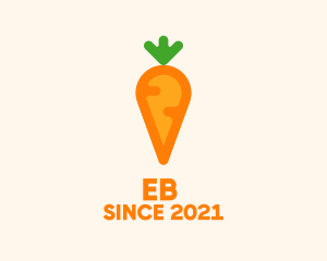 Food - Organic Carrot Vegetable logo design