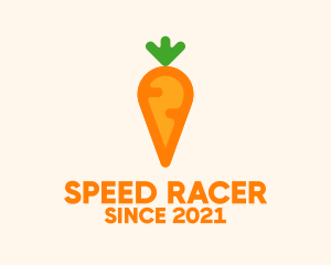 Healthy Food - Organic Carrot Vegetable logo design