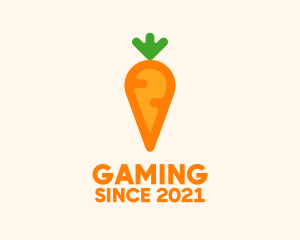 Nutritious Food - Organic Carrot Vegetable logo design