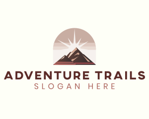 Mountain Peak Adventure logo design