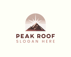 Mountain Peak Adventure logo design