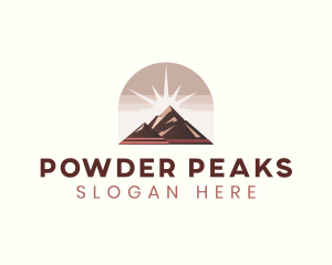 Mountain Peak Adventure logo design