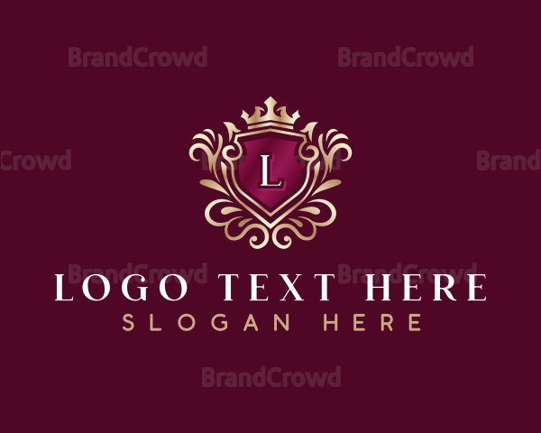 Premium Ornamental Crown Logo