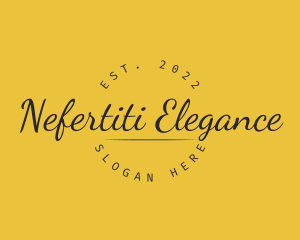 Elegant Script Company logo design