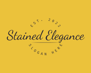 Elegant Script Company logo design