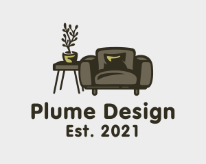 Living Room Furniture logo design