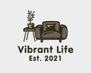 Living Room Furniture logo design