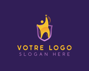 Cooperative - People Success Leader logo design