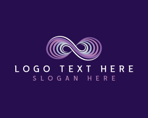 Abstract - Infinity Wave Loop logo design