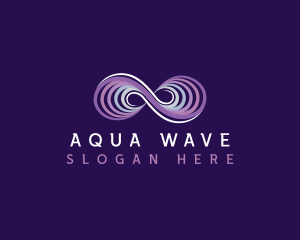 Infinity Wave Loop logo design