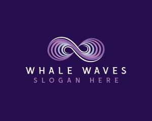 Infinity Wave Loop logo design