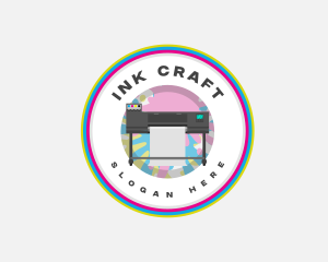 Ink - Printer Plotter Ink logo design