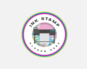 Printer Plotter Ink logo design