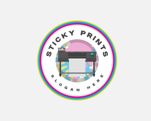 Printer Plotter Ink logo design