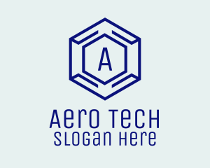 Hexagon Tech Software logo design