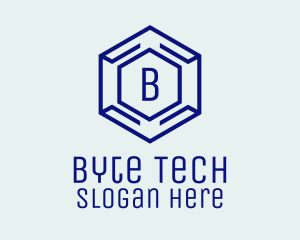 Hexagon Tech Software logo design